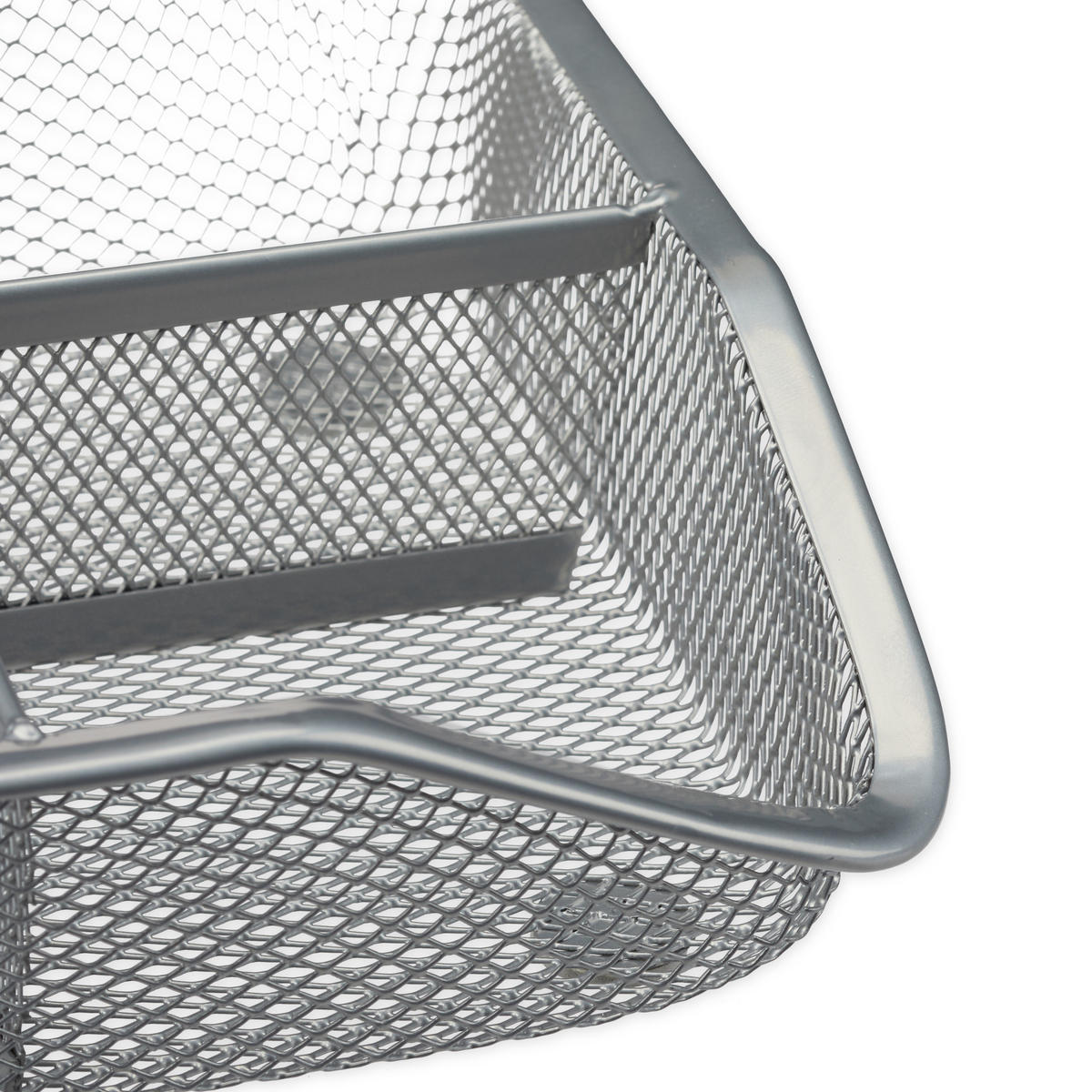 SCHREIBTISCHORGANIZER - Silberfarben, Metall (16/27.5/4.8cm) - Relaxdays