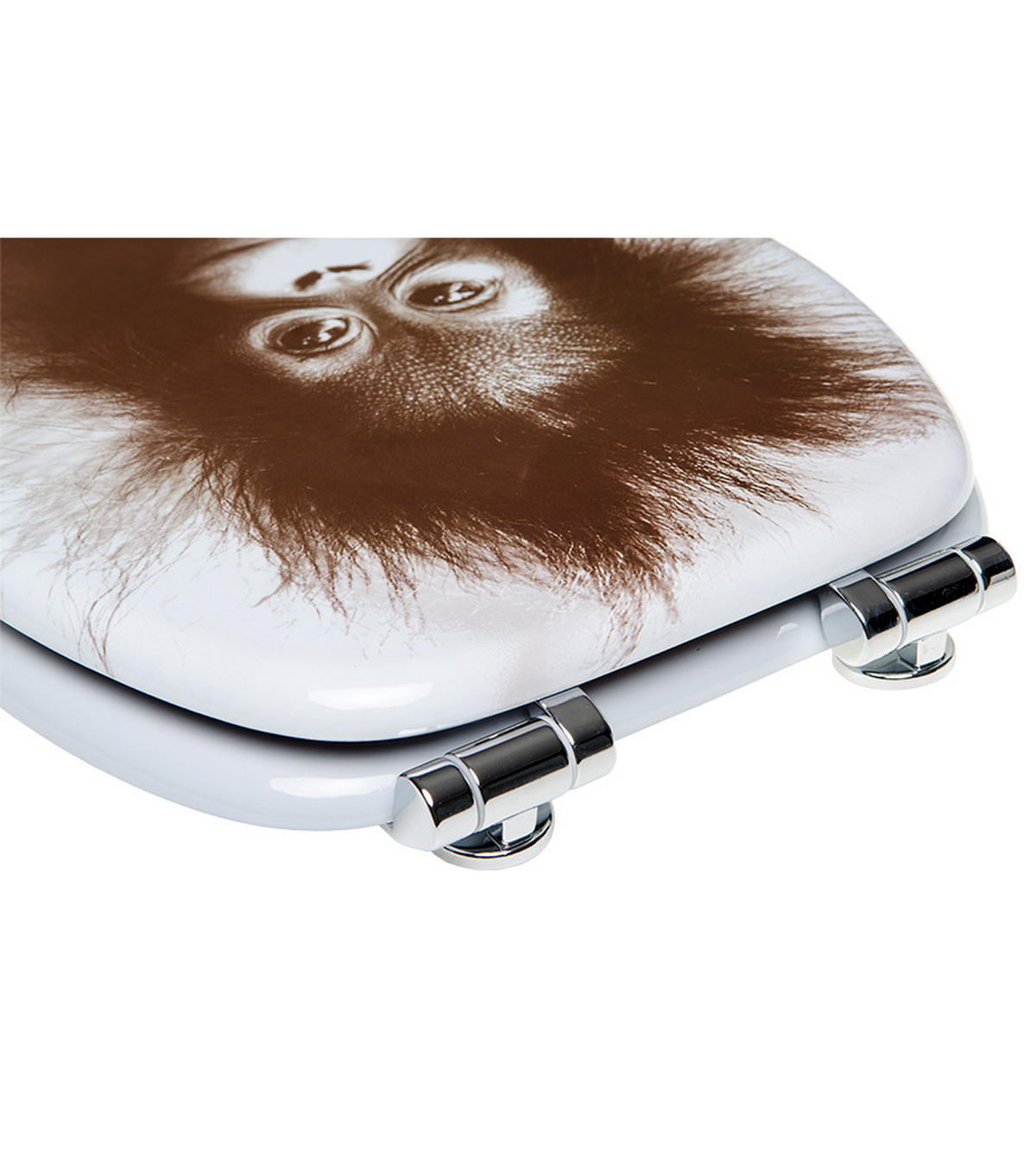 WC-SITZ mit Absenkautomatik Alfred - Braun, Holzwerkstoff (38/6/47cm) - Sanilo