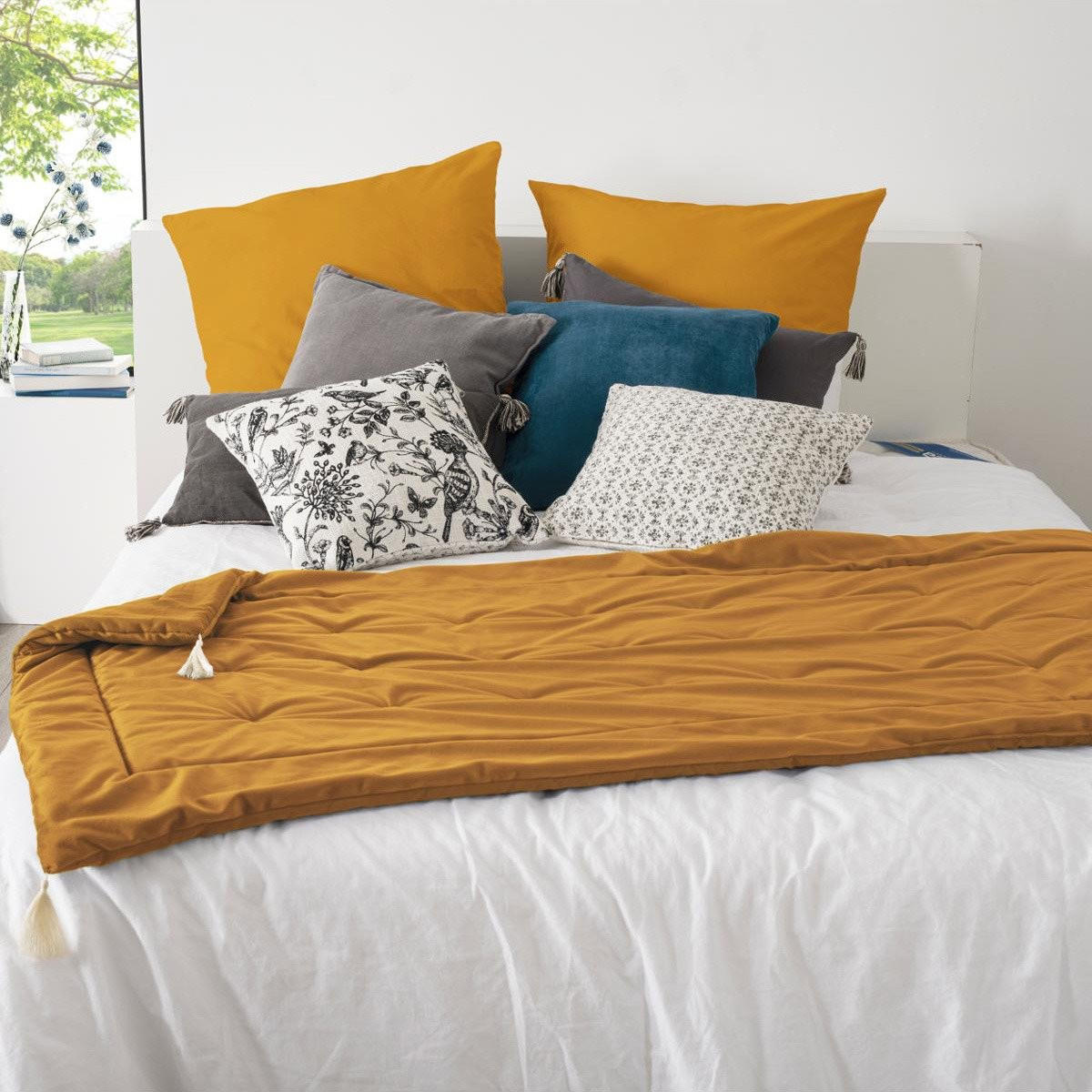 PLAID 80/180 cm - Gelb, Textil (80/180cm) - Atmosphera Createur d´interieur