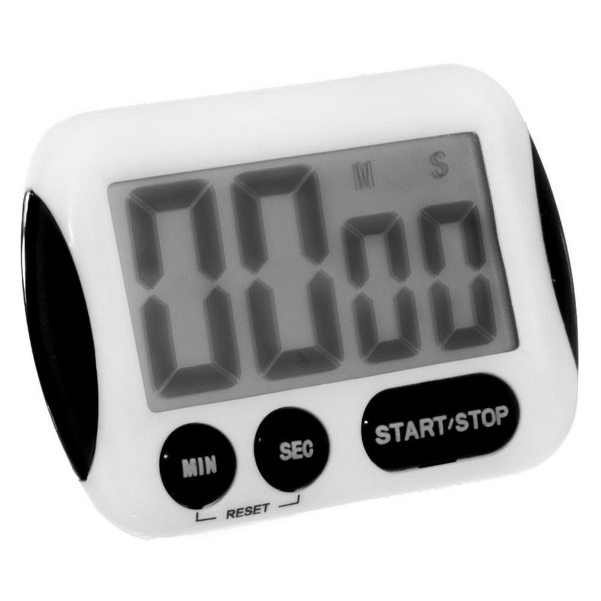 KÜCHENTIMER Weiß Schwarz - Multicolor, Kunststoff (9/6.5/2cm) - Orion 