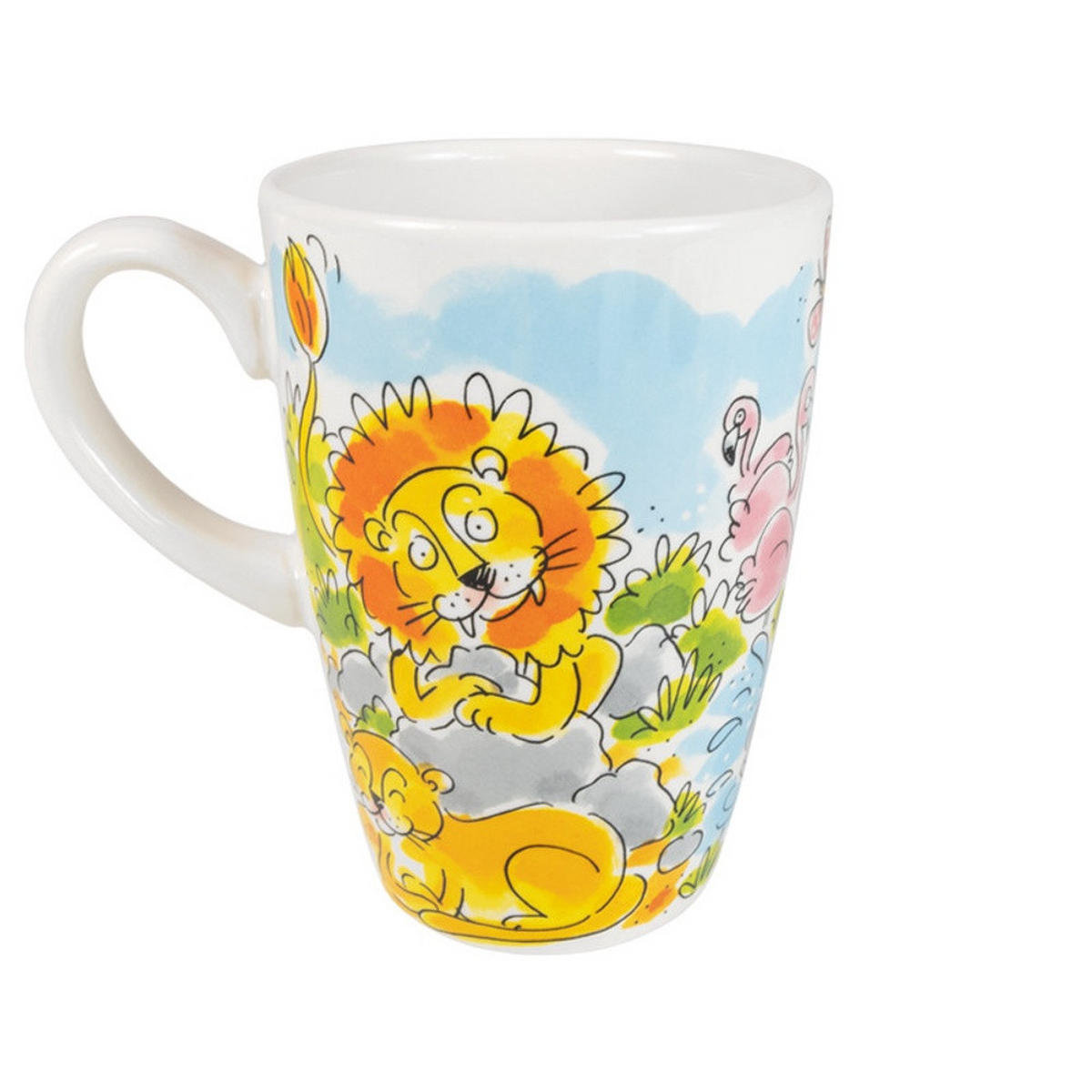 XL-BECHER Beekse Bergen Wasser in Bunt - 500 ml - Multicolor, Keramik (0.5L) - Blond Amsterdam