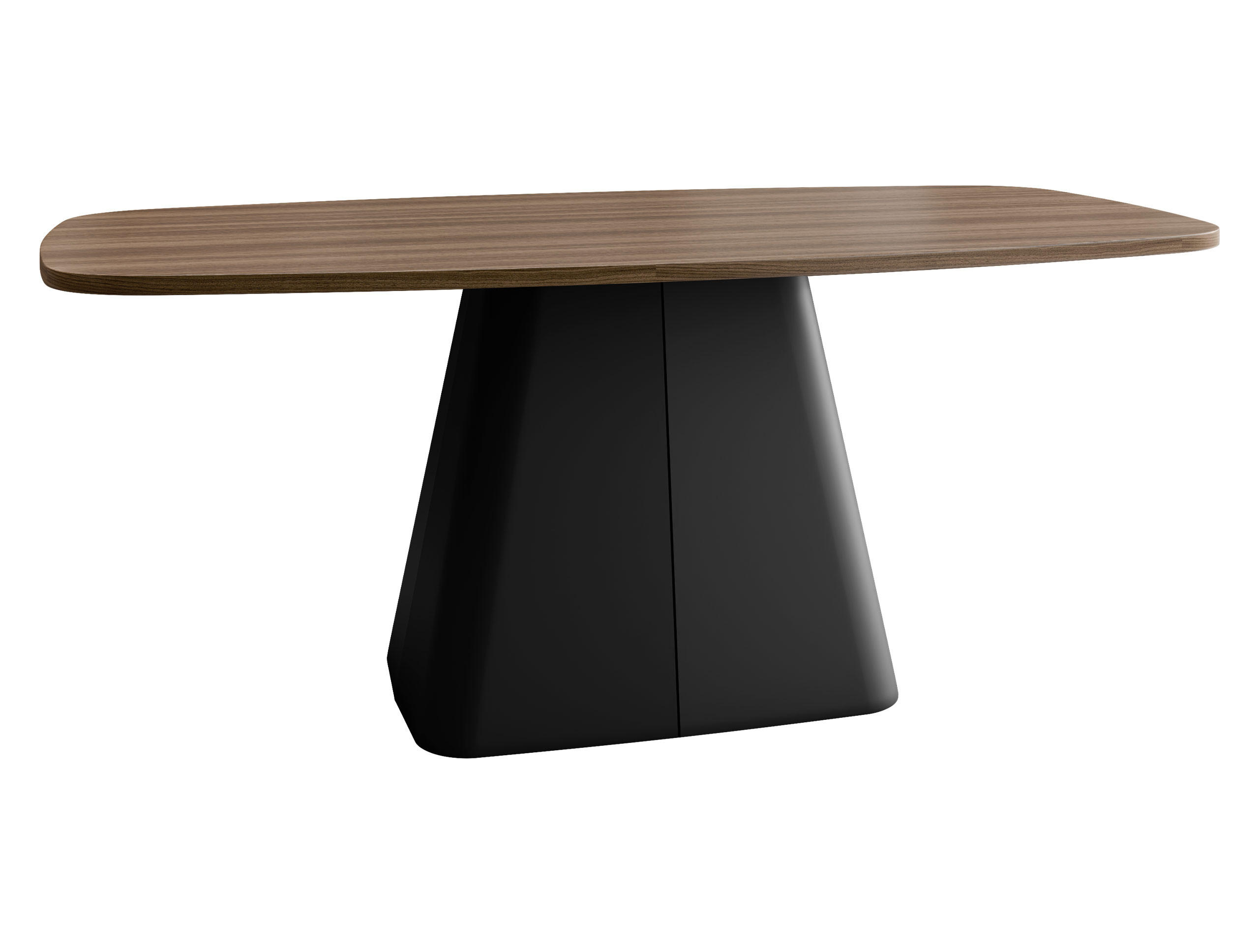 COUCHTISCH Noa - Nussbaumfarben/Schwarz, Holzwerkstoff/Metall (60/120/48cm) - MIRJAN24