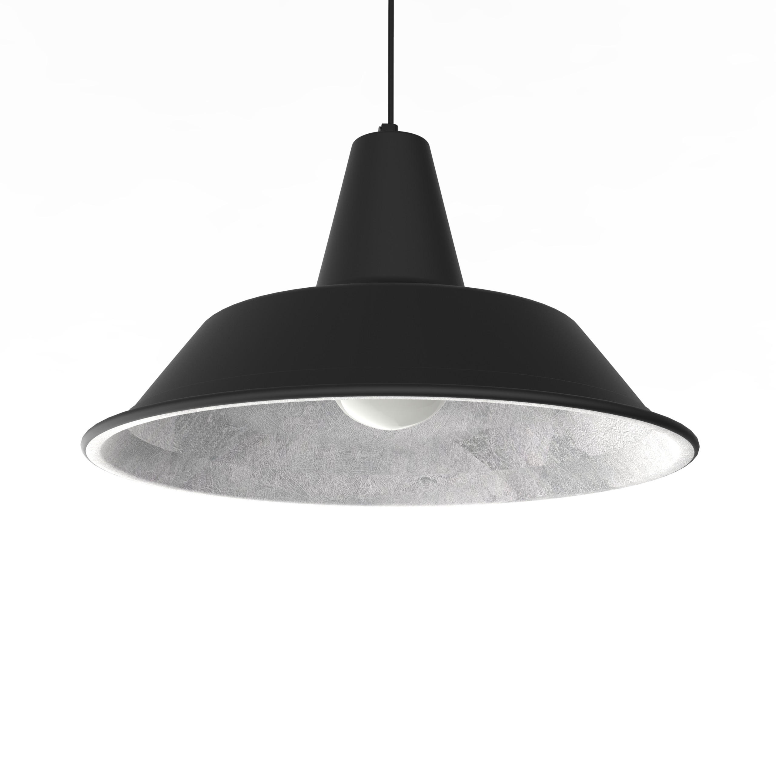 HÄNGELEUCHTE - Schwarz, Metall (45/45/25cm) - Lumicom