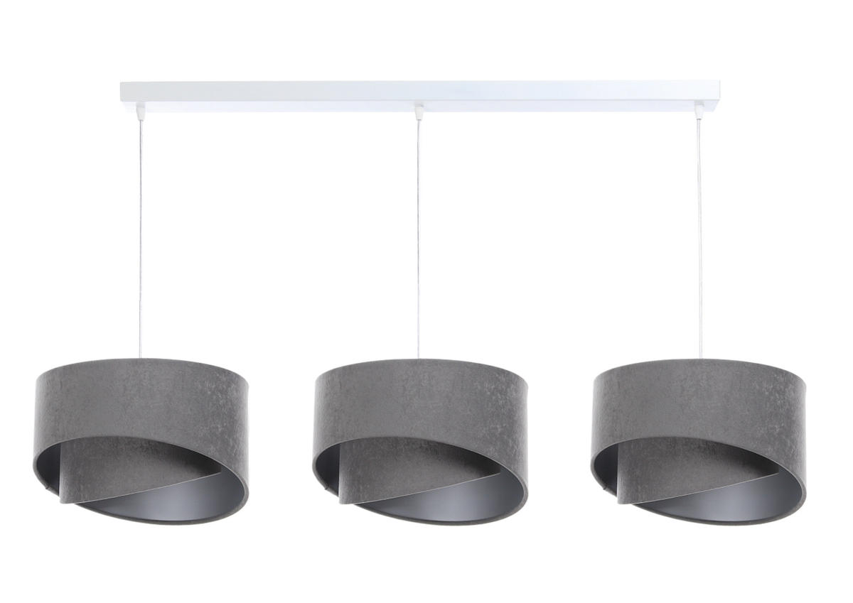 HÄNGELEUCHTE Grau 30/18 cm - Grau, Kunststoff (30/0.3/18cm) - ONZENO