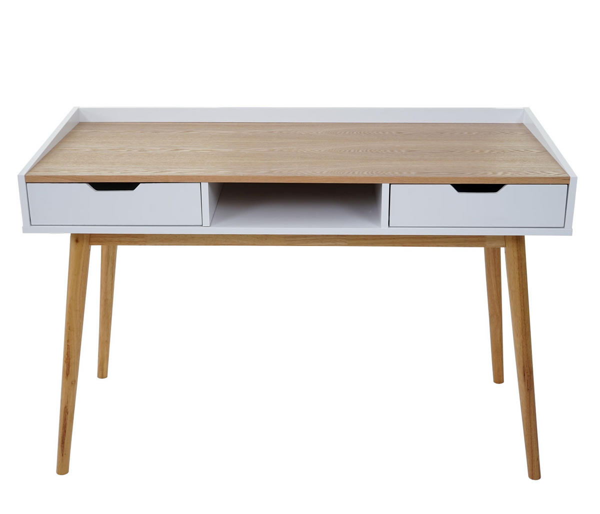 SCHREIBTISCH rechteck Esche Dekor - Eschefarben, Holzwerkstoff (55/120/80cm) - MCW