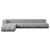 ECKSOFA modulares Sofa Darnel-L3 - 387x177x70 cm Grau - Hellgrau, Holzwerkstoff/Textil (387/177cm) - ALTDECOR
