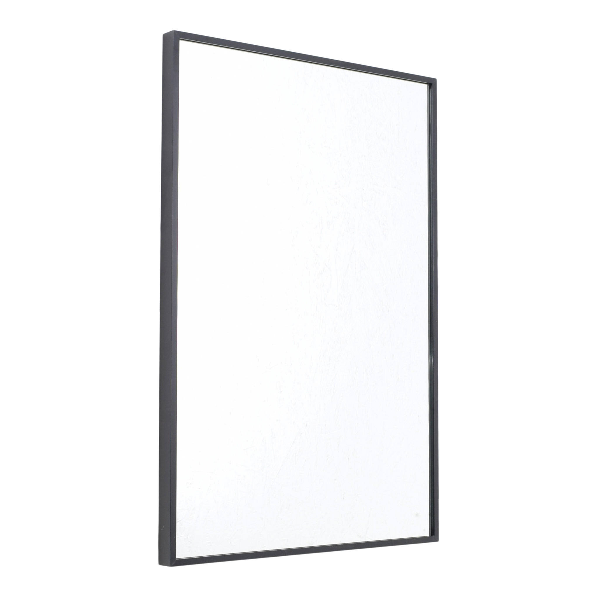 WANDSPIEGEL York Schwarz - Schwarz, Metall (40/60/4cm) - Fragix