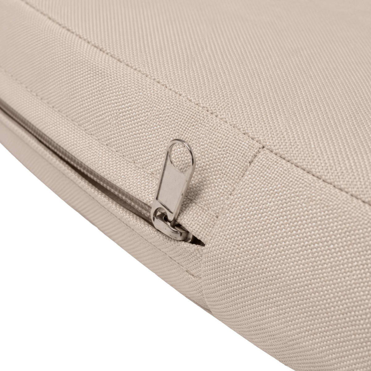 SITZKISSEN eckig 115/57/5 cm Stoff Creme - Creme, Textil (57/115/5cm) - CLP