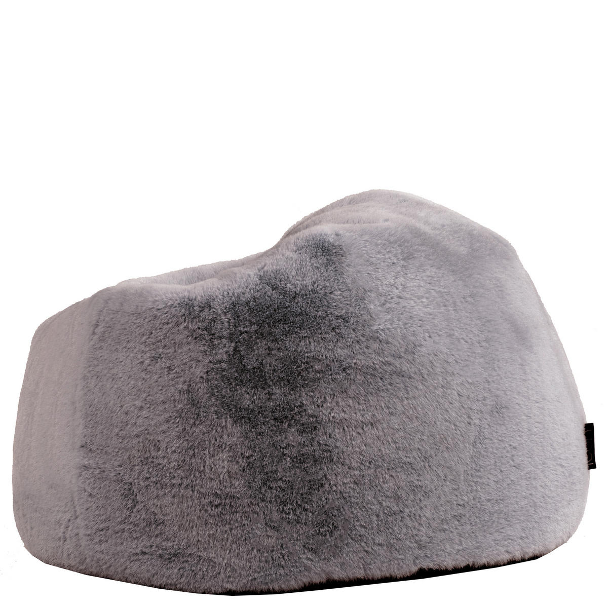 KINDERSITZSACK Kingston Kaninchenkunstfell - Grau, Textil (80/45/80cm) - icon