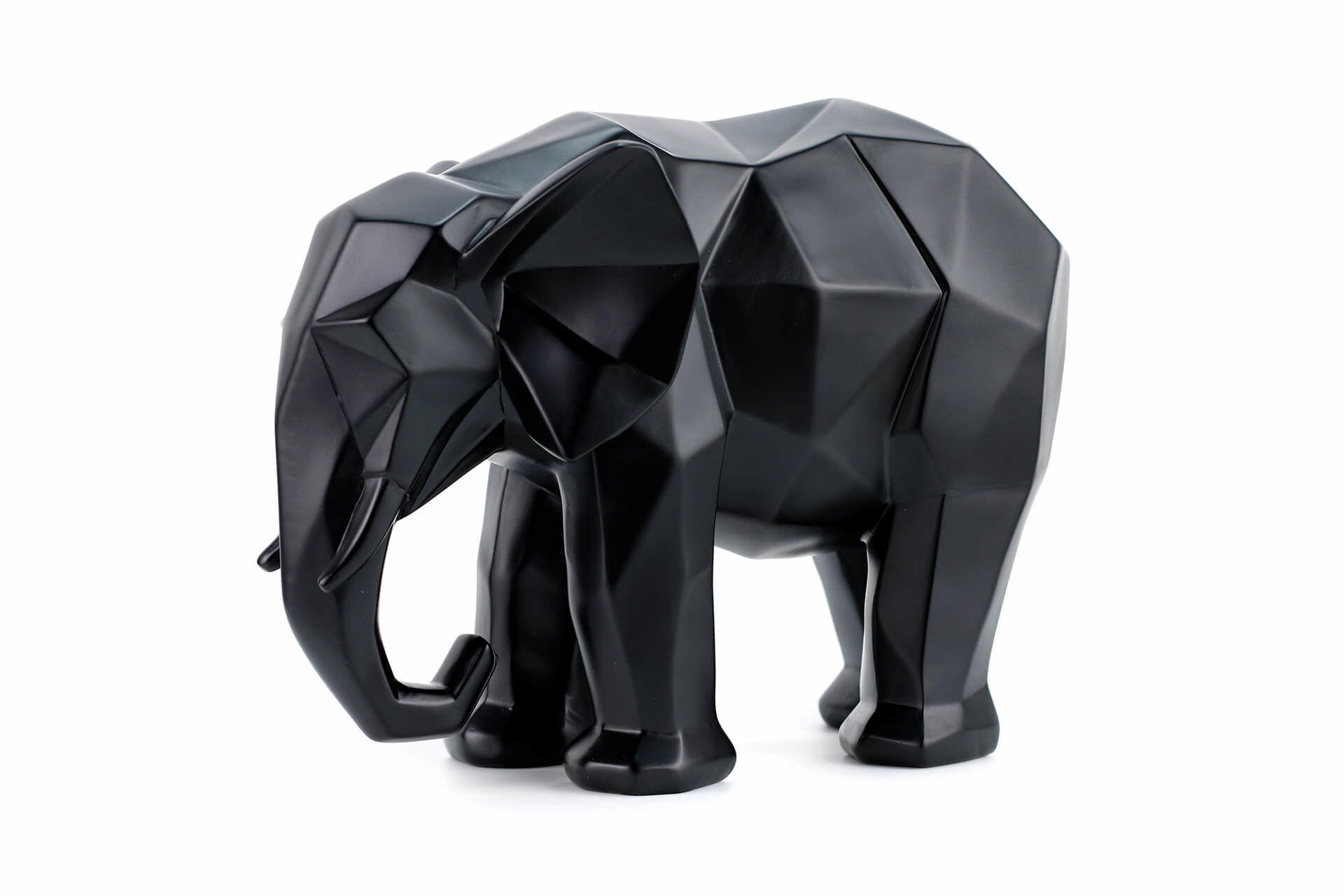 SKULPTUR Schwarz 27/21 cm - Schwarz, Stein (27/21/15cm) - KUNSTLOFT