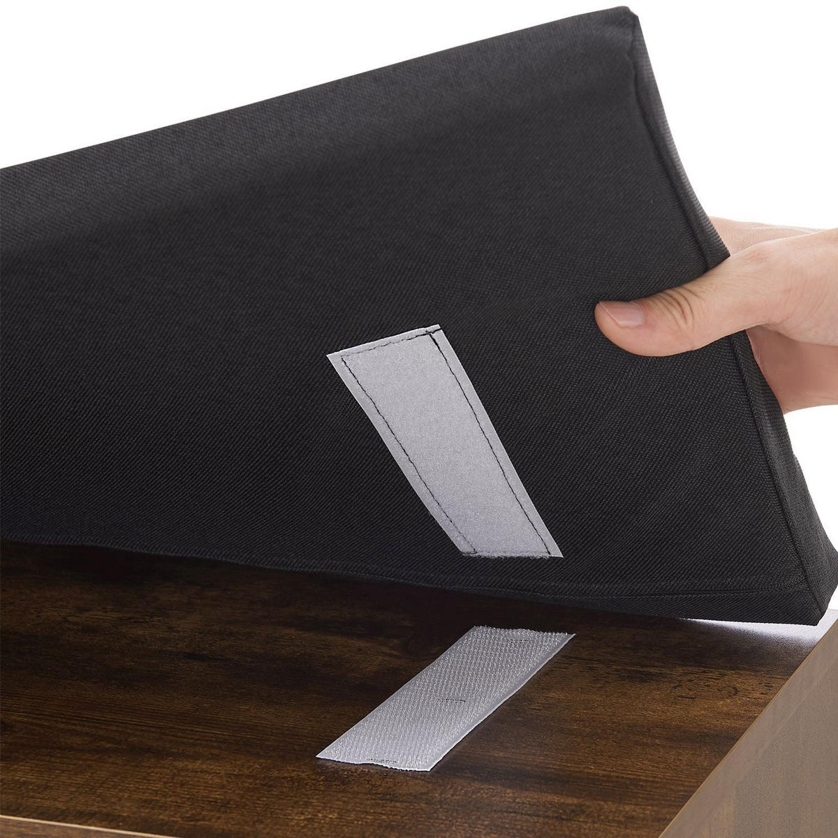 SCHUHREGAL mit Polsterung & 10 Fächern Antikbraun 104 x 30 x 48 cm - Braun, Holz (30/48/104cm) - Juskys