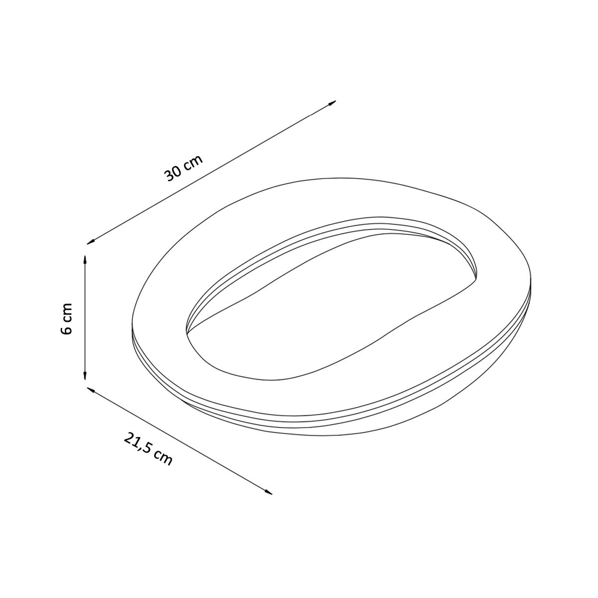 WANDLEUCHTE Melia, Weiß, 30cm - Weiß, Metall (6/30/30cm) - KOSILUM