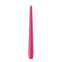 SPITZKERZEN (konische Kerzen) Pink 250 x Ø 25 mm, 12 Stück - Pink, Paraffin (2.5/25/25cm) - Wiedemann Kerzen