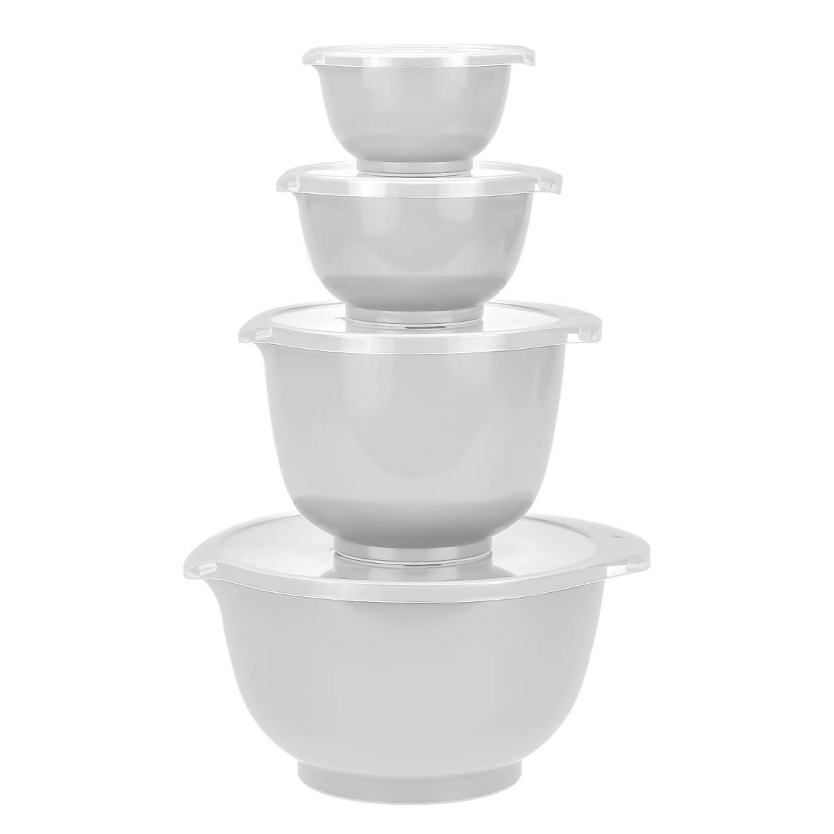 RÜHRSCHÜSSEL-SET Margrethe New weiß (4tlg) - Weiß, Kunststoff (21/15cm) - Rosti