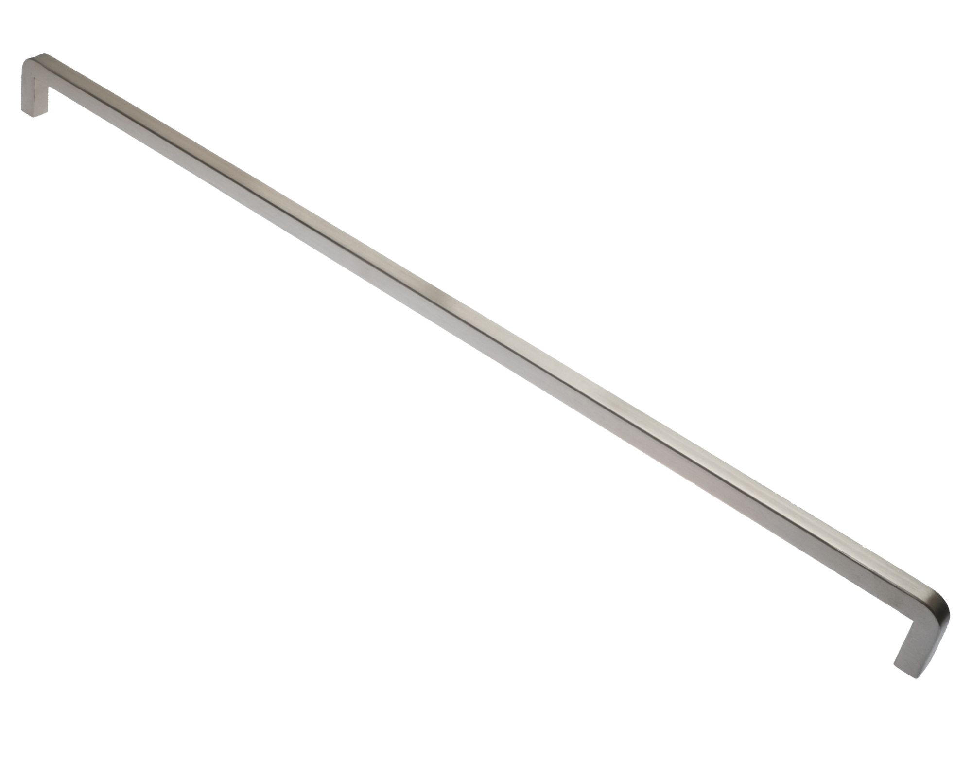 MÖBELGRIFF BA 224mm, Küchengriff Edelstahl, Schrankgriff schmal - Silberfarben, Metall (1/3.2/23.4cm)