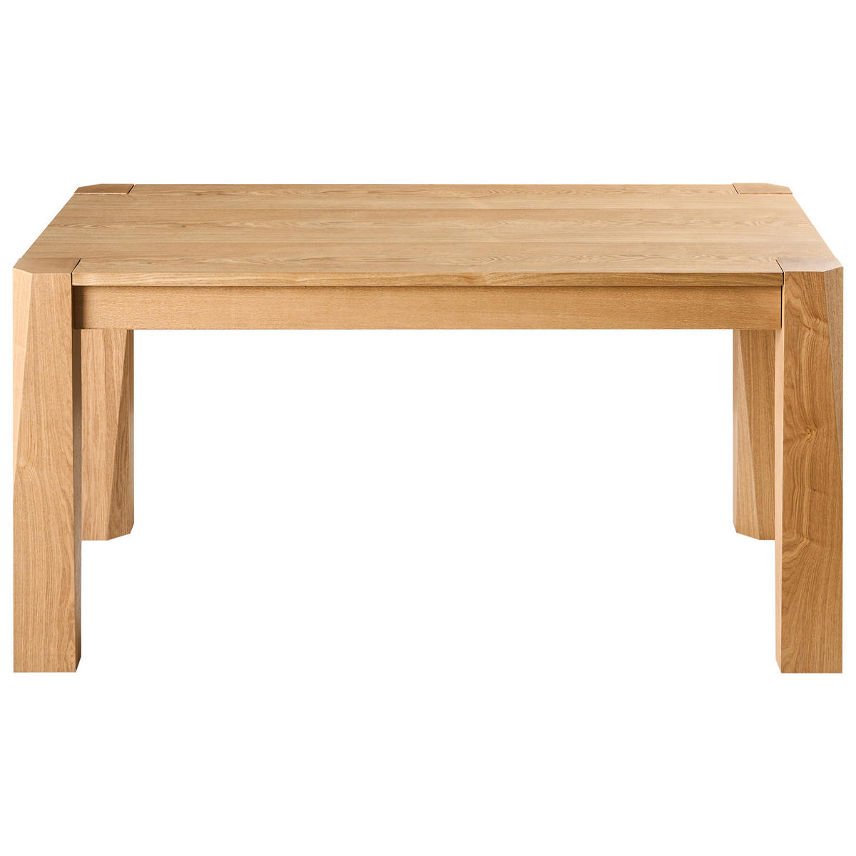 JÍDELNÍ STŮL vysunovací Světlý Jasan 160-200/90 cm Mission - hnědá, kompozitní dřevo (160/90/78cm) - Beliani