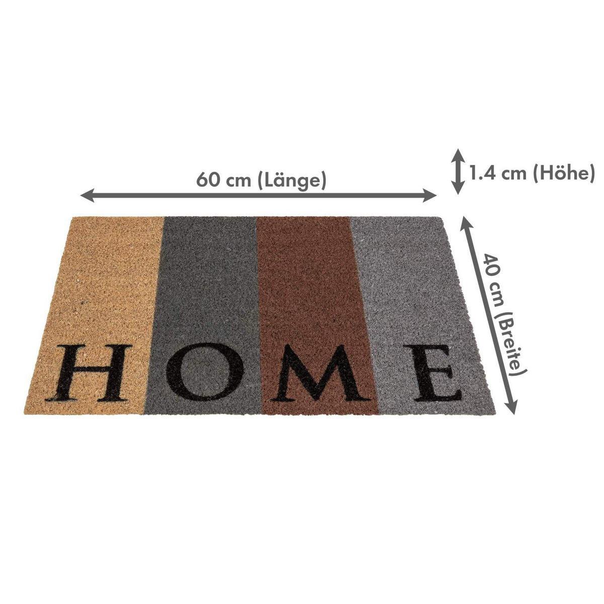 KOKOSMATTE COCO STYLE - Naturfarben, Textil (40/60cm) - Astra