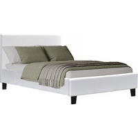 BETT lina weiss - Weiß, Textil (190/90cm) - Habitat Garten