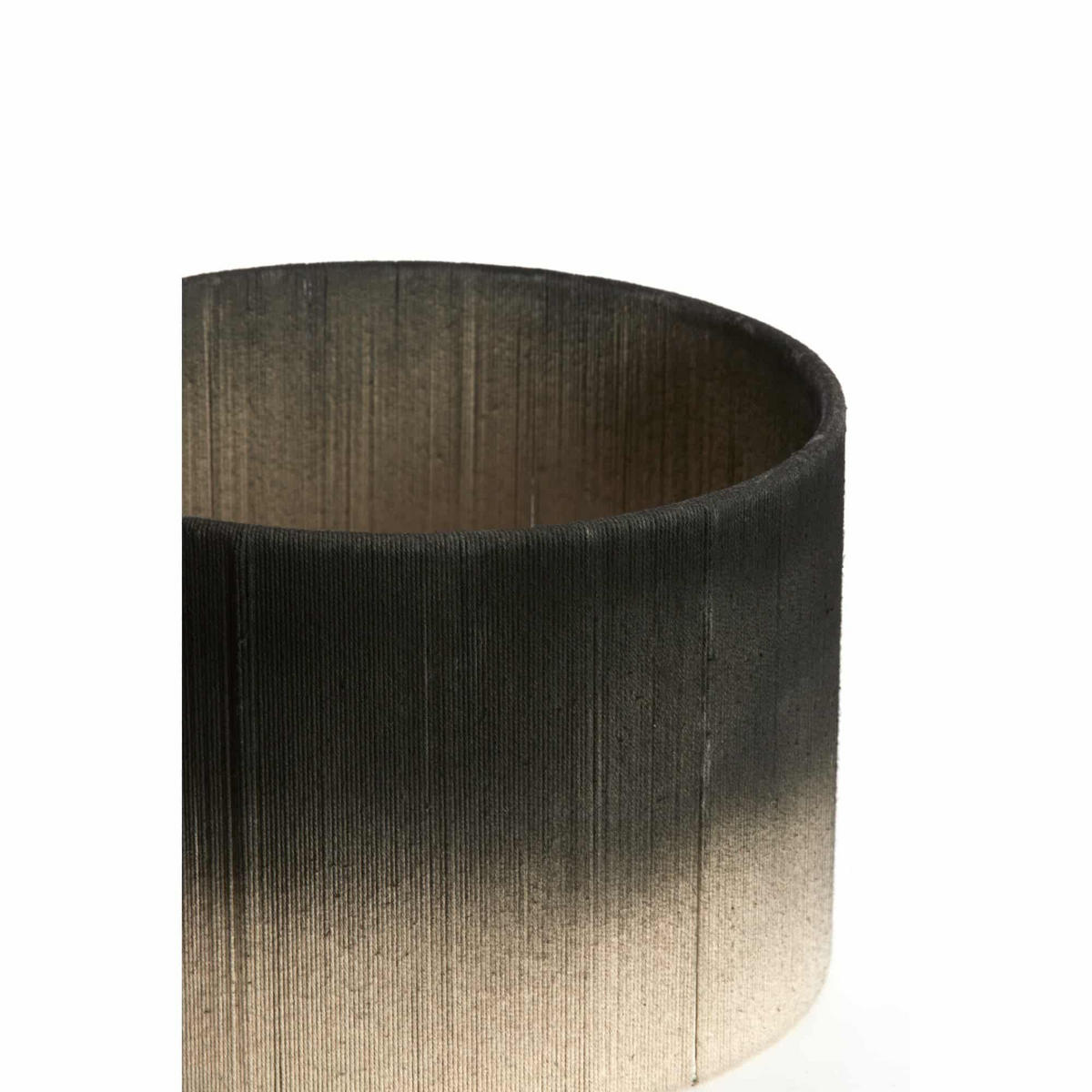 LAMPENSCHIRM Tossa Schwarz 30/30/21 cm - Schwarz, Textil (30/30/21cm) - Light & Living