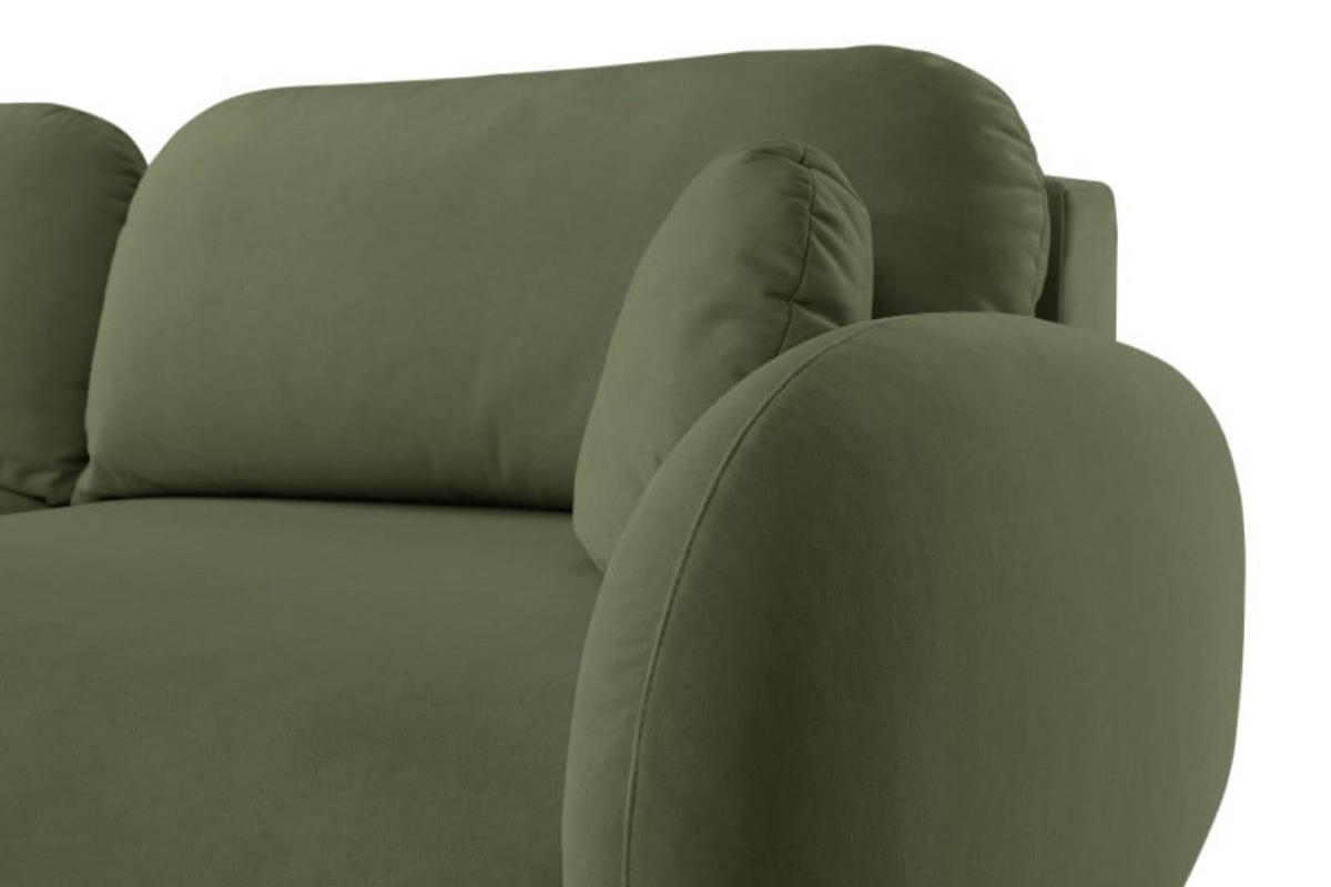 SOFA Dunkelgrün SOFTI Schlafsofa - Grün, Textil (232/95/109cm) - Sepro Meble