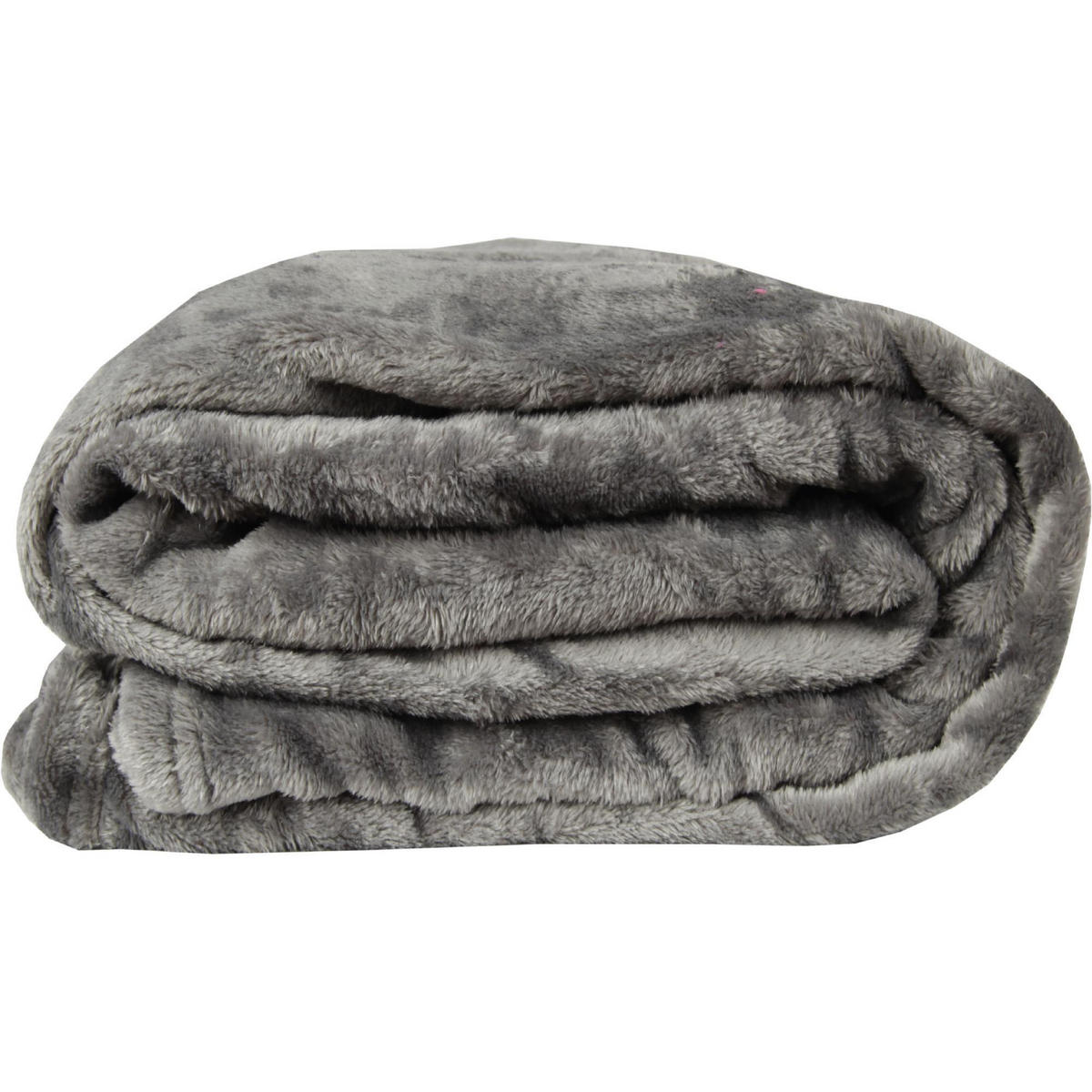 KUSCHELDECKE "Celina" 2er-Pack Anthrazit 210x280 cm - Anthrazit, Textil (210/280cm)