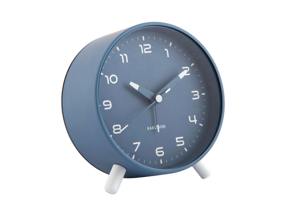 WECKER Orgullo 5/11/12 cm - Blau, Metall (11/12/5cm) - Karlsson