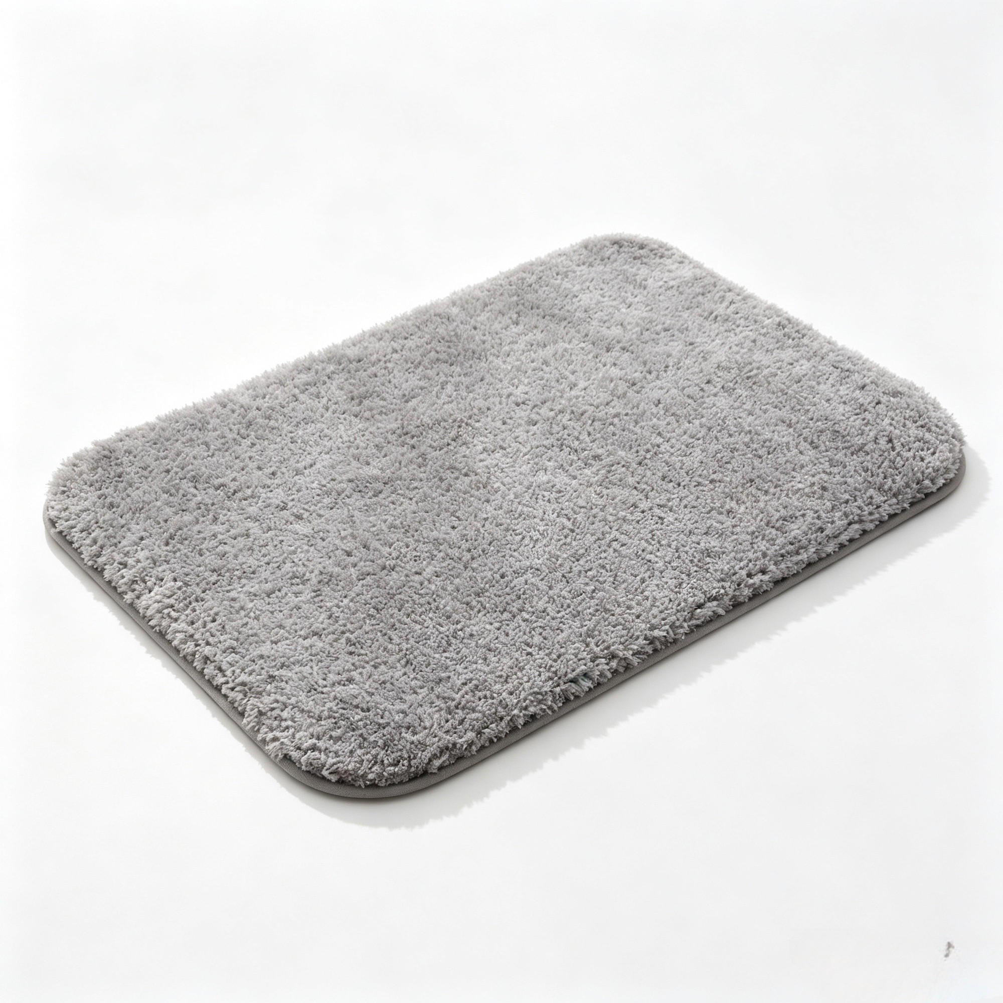 DUSCHMATTE – 50 x 80 cm – Dunkelgrau - Grau, Textil (27/23cm)
