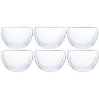 CAPPUCINO GLÄSER-SET Klasique 6-Teilig - Transparent, Glas/Kunststoff