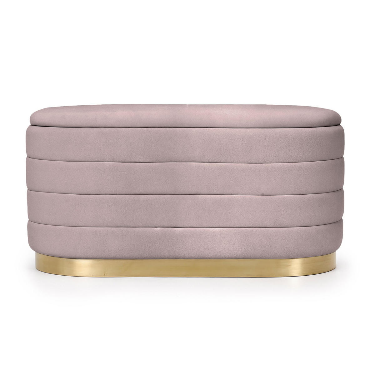 POLSTERBANK mi Stauraum Rosa - Rosa, Textil (42/42/42cm) - RAUMHIRSCH FURNITURE