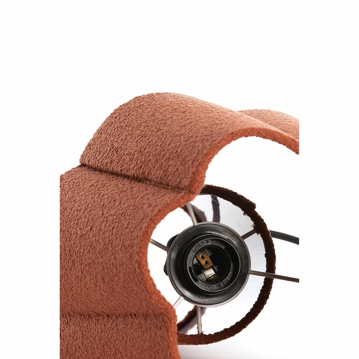 TISCHLAMPE Musaby Orange 25/25/50 cm - Orange, Textil (25/25/50cm) - Light & Living