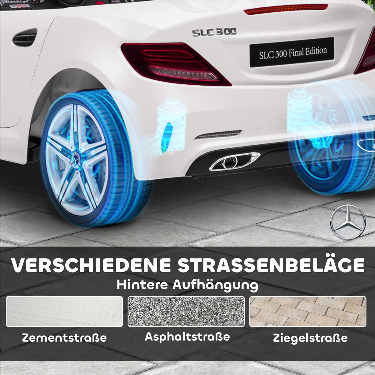 FAHRZEUGE zum Draufsitzen Weiß 107.0/62.5/44.0cm - Weiß, Kunststoff (107/62.5/44cm)