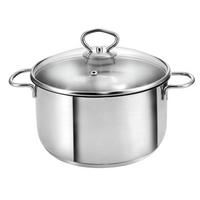 FLEISCHTOPF Merkur, Edelstahl, Induktion, 2,5 Liter, Ø 20 cm, Höhe 9,5 cm - Edelstahlfarben, Metall (20cm) - KOPF