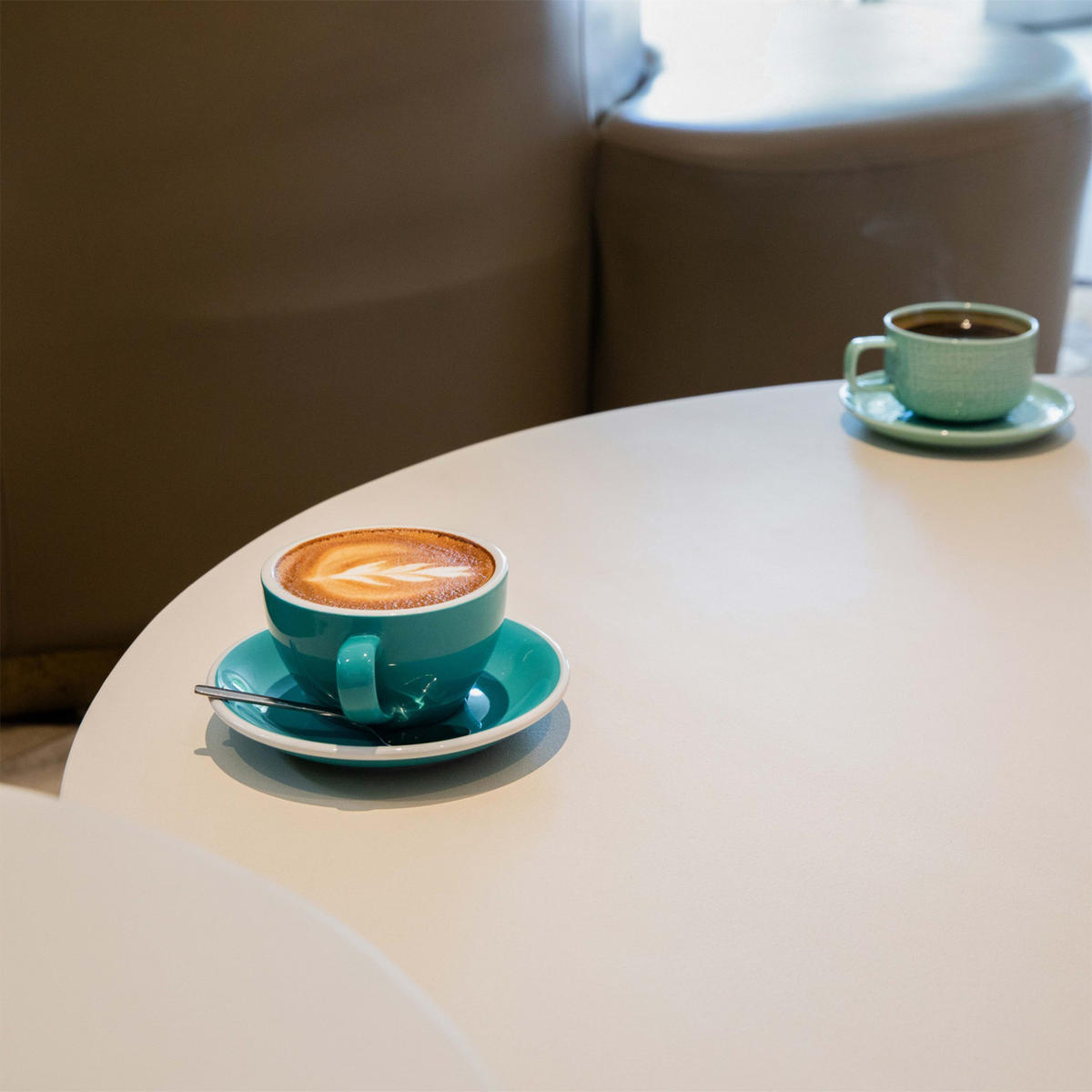 COUCHTISCH ROME Groß aus Beton 101 x 101 x 36 cm - Creme, Naturmaterialien (101/101/36cm) - Elementi