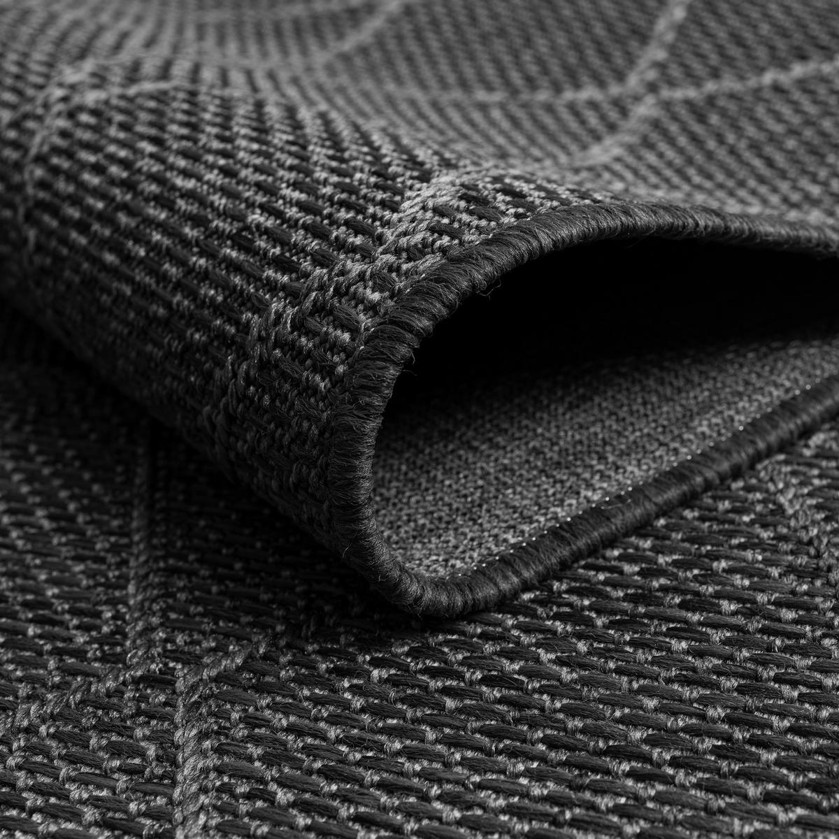 OUTDOORTEPPICH 80/250 cm Vermont 191 - Anthrazit, Textil (80/250cm) - Paco Home