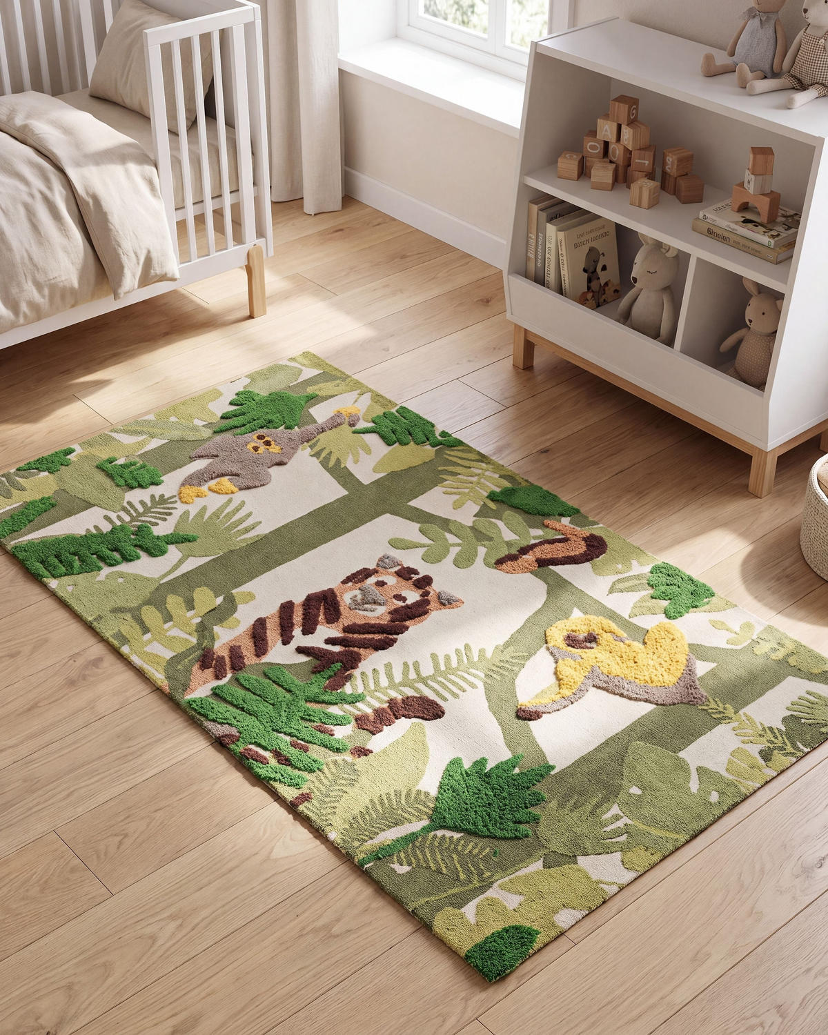 KURZFLOR-KINDERTEPPICH Janhto 150/80 cm - Multicolor, Textil (80/150cm) - Beliani