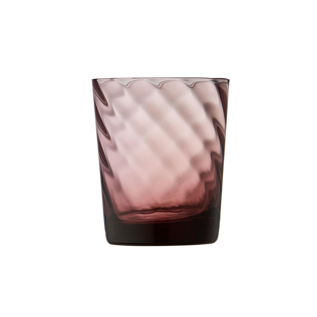 WASSERGLAS Vienna Purple 4er Set, Glas, Lila, 300 ml - Lila, Glas (0.3L) - Lyngby Glas