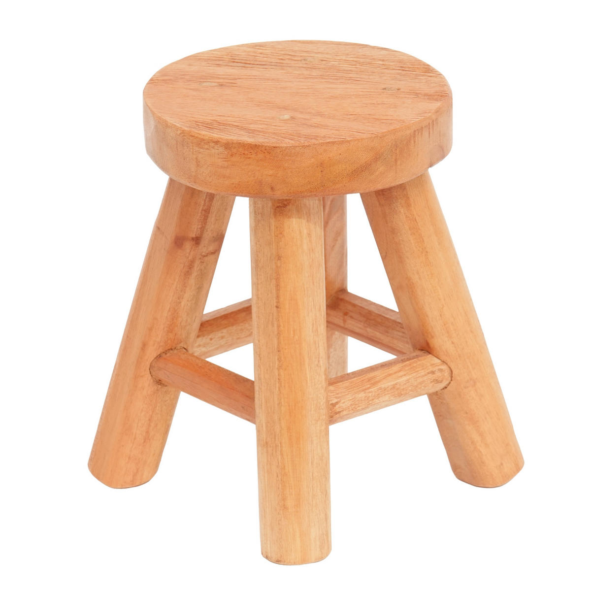BLUMENHOCKER Malik Mahagoni Massivholz naturfarben - Naturfarben, Holz (15/15/20.5cm) - CREEDWOOD