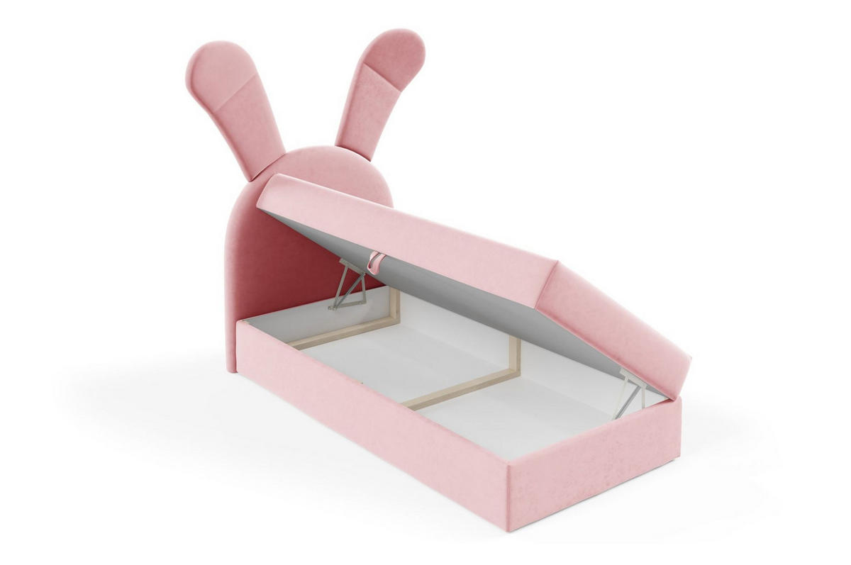 KINDERBETT Polsterbett Matilda - Rosa, Holzwerkstoff/Textil (100/200cm) - Fun Möbel