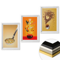 WANDBILDER 3er-Set - 40x60 cm Weißer Rahmen - Küchenthemen - Weiß, Kunststoff (40/60cm) - ArtPrintCave