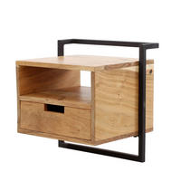 NACHTTISCH Air Solid Braun 44/35/45 cm - Braun, Holz (35/45/44cm) - Hoyz Collection