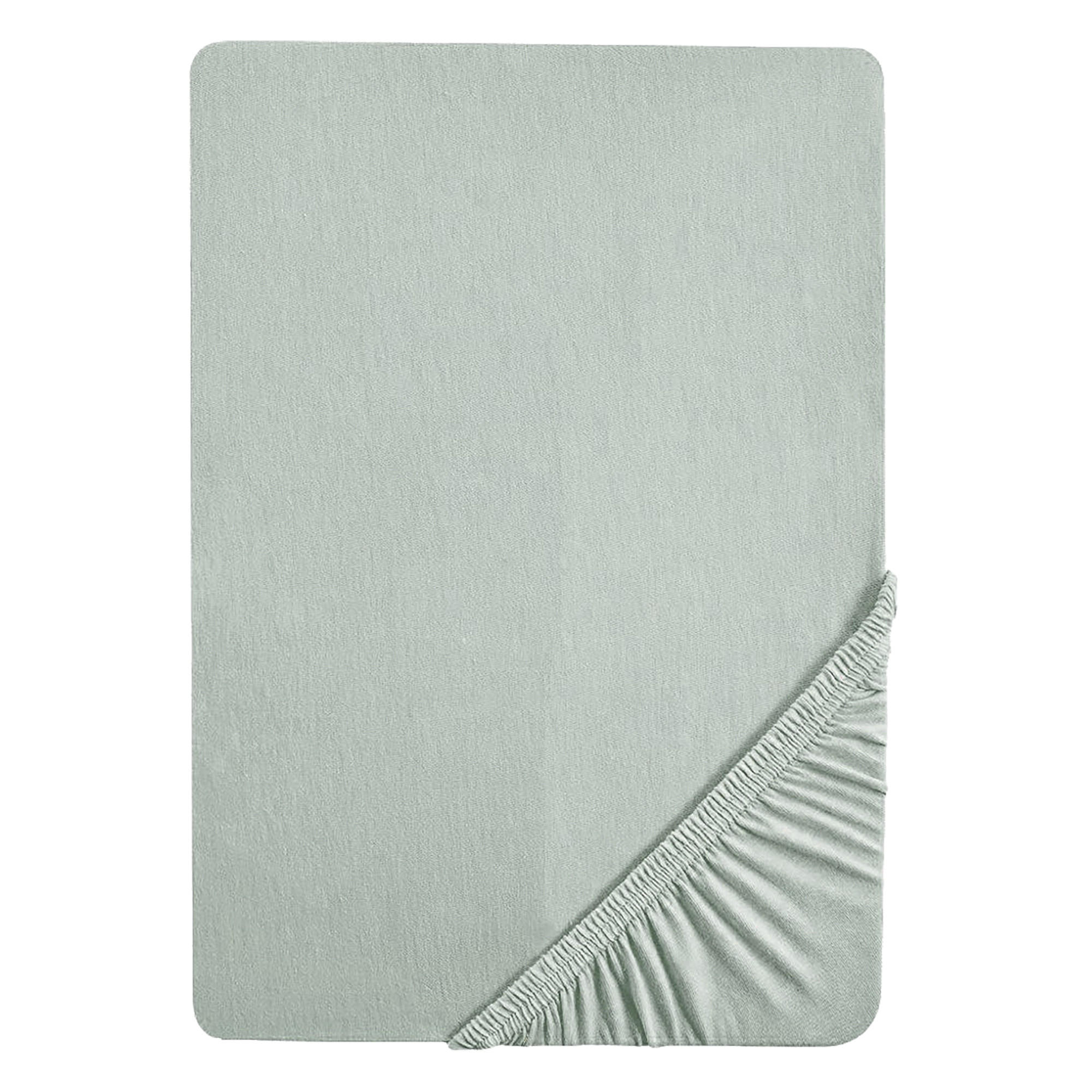 SPANNBETTLAKEN 60x120 - 70x140 cm - Hellgrün, Textil (70/140cm) - Roba