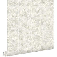 TAPETE Fliesenmuster 53 cm x 10.05 m - Beige, Papier (53/1000cm) - ESTAhome