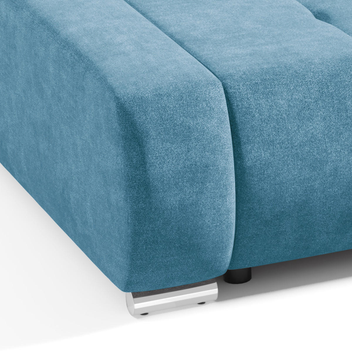 SCHLAFSOFA Jonas 3 Sitzplätze Blau - Blau, Holzwerkstoff (240/85/110cm) - Petits-meubles