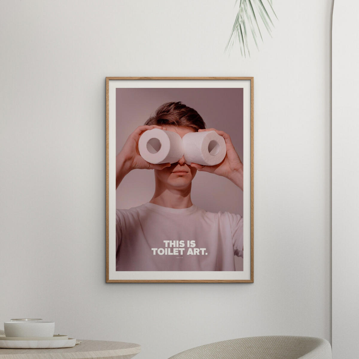 POSTER A.P. Atelier - Toilet - Naturfarben, Papier (50/70/0.1cm) - Poster&Frame
