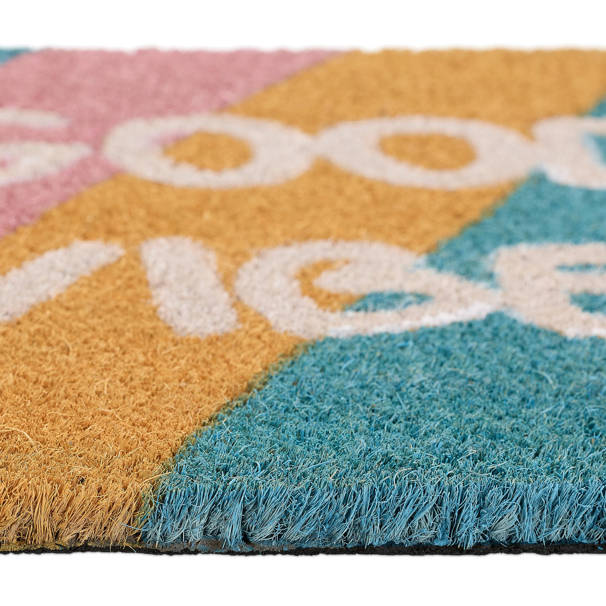 FUSSMATTE - Multicolor, Kunststoff/Textil (60/40cm) - Relaxdays