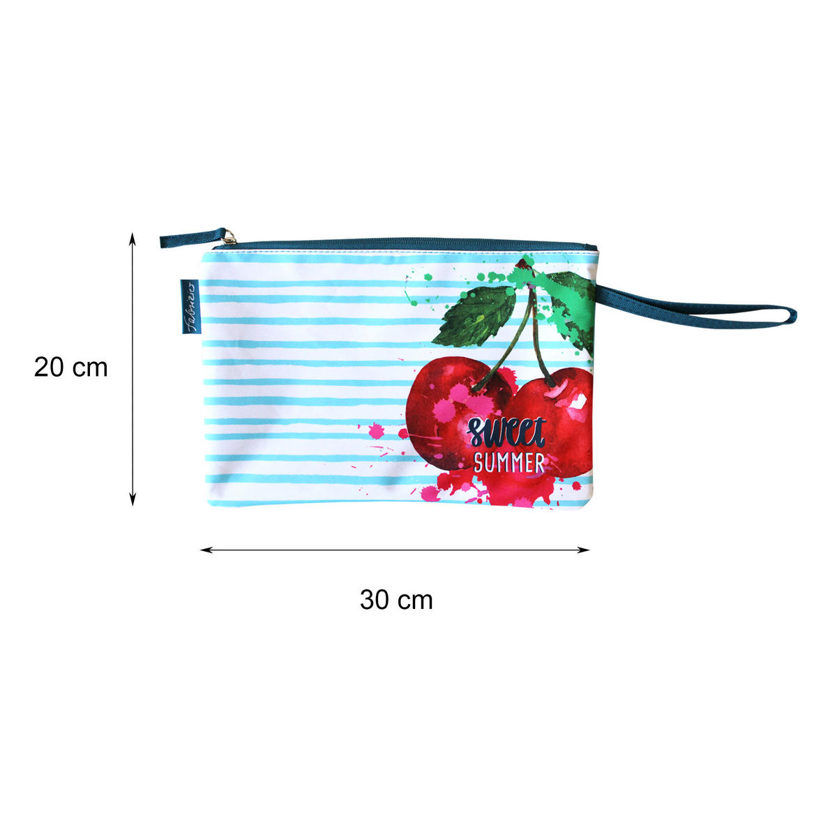 BIKINI WETBAG Sweet Summer Blau Badetasche wasserdichte Nasstasche - Blau, Kunststoff (20/20/30cm) - TiborTex