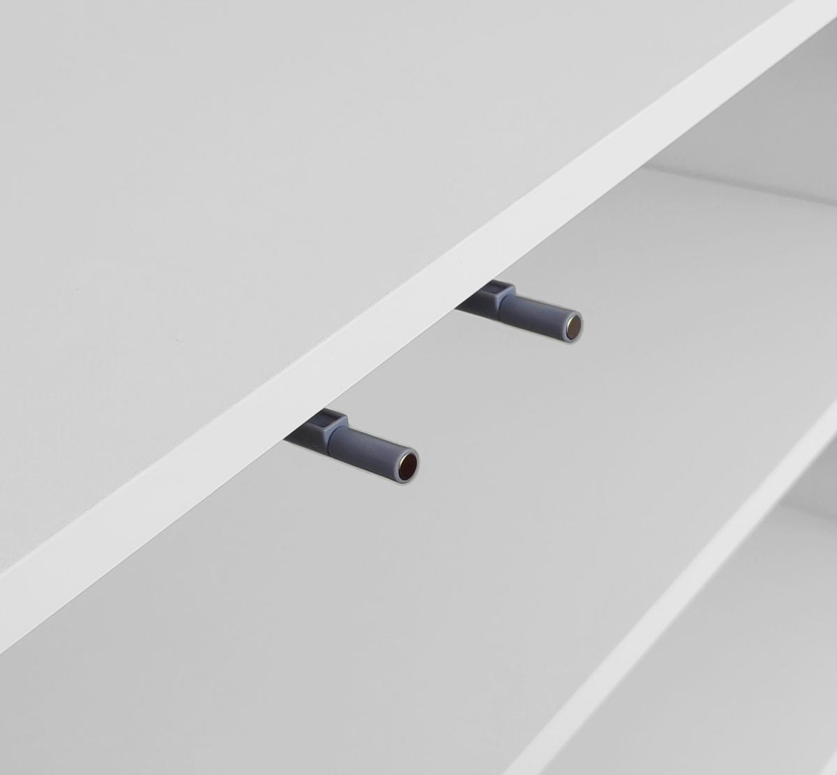 TV-ELEMENT Weiß 175/38/56 cm - Weiß, Holz (38/56/175cm) - Urban Meuble