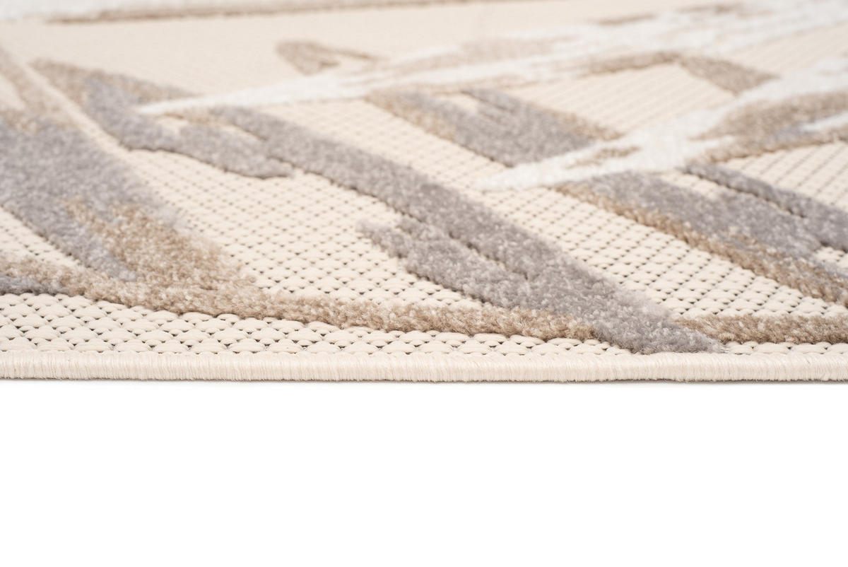 TEPPICH PATIO Creme 160/220 cm - Creme, Kunststoff (160/220cm) - Tapiso