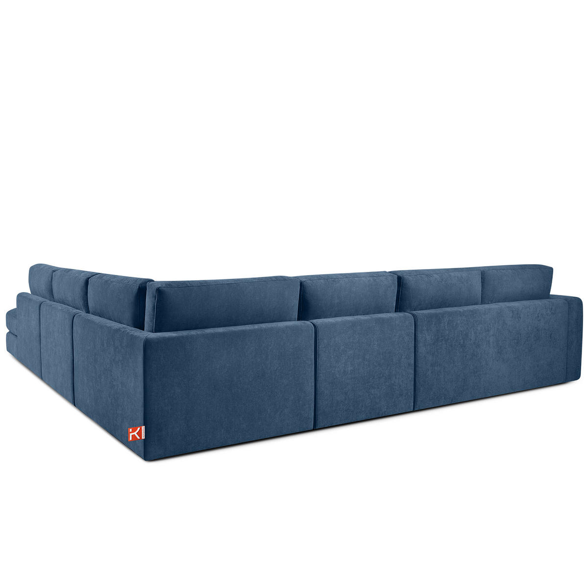 ECKSOFA XL rechts VERUS - Dunkelblau, Holz/Holzwerkstoff (377/328cm) - KONSIMO®