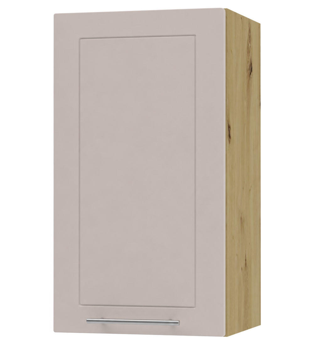 KÜCHENHÄNGESCHRANK Kvantum W2/40 Eiche Artisan / Kaschmir Matt 40 / 32,5 / 72cm - Kaschmir/Eiche Artisan, Holz/Holzwerkstoff (40/72/32.5cm) - Feldmann-Wohnen